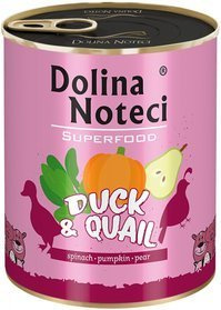 Dolina Noteci Superfood Kaczka i Przepiórka 800g