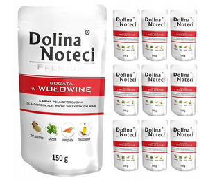 ZESTAW Dolina Noteci 10x150g Wołowina 
