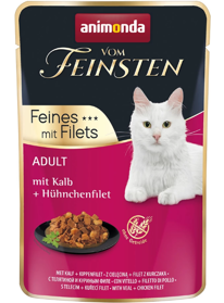 Animonda Vom Feinsten Feines mit Filets saszetka cielęcina + filet z kurczaka 85g