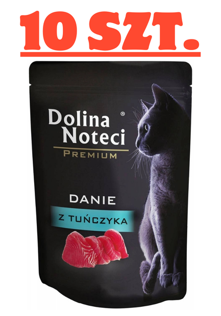 ZESTAW 10 x 85g Dolina Noteci dla kota z tuńczykiem