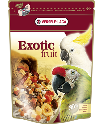 Versele-Laga Exotic Fruit – mieszanka ziaren i owoców dla papug 750 g