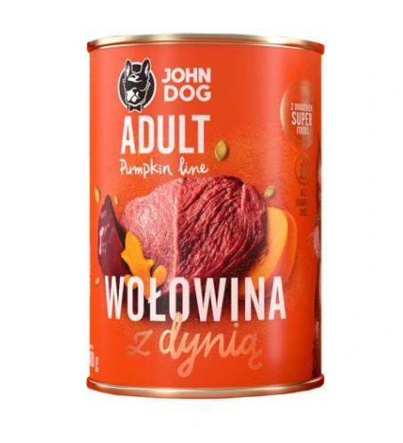 John Dog Pumpkin Line - Wołowina, Dynia 400g