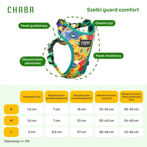 Chaba Szelki Guard Comfort Jumbo S