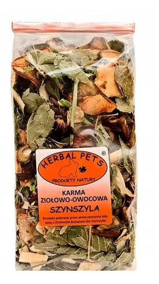 Herbal Pets Karma ziołowo-owocowa dla szynszyla 150g