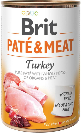 Brit Pate & Meat Turkey 400g