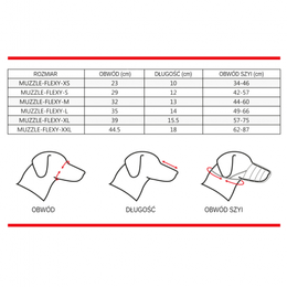 Pet Nova Kaganiec Muzzle Flexy XXL