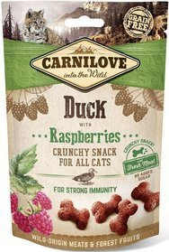 Carnilove Cat Crunchy Snack Duck & Raspberries 50g