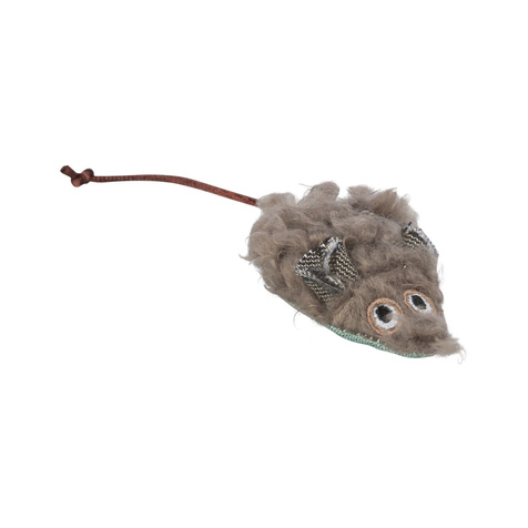 Trixie Zestaw myszek, dla kota, plusz/poliester, 8 cm, z kocimiętką