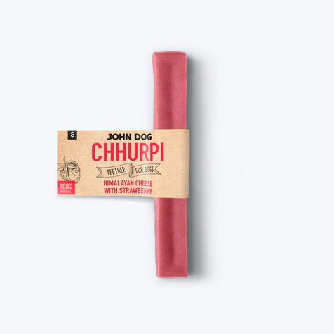 John Dog Ser himalajski dla psa z truskawką - "S" ok. 14cm