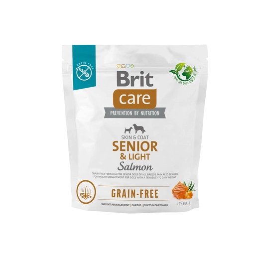 Brit Care Grain-Free Senior & Light, łosoś 1 kg