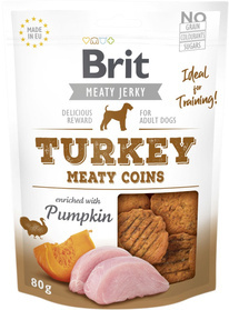 Brit Jerky Snack - Turkey Meaty coins 80g