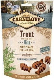 Carnilove Dog Soft Snack Trout & Dill 200g