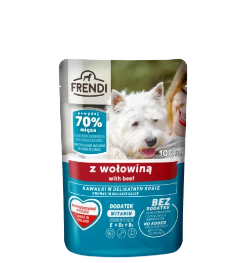 Frendi saszetka dla psa z wołowiną 100g