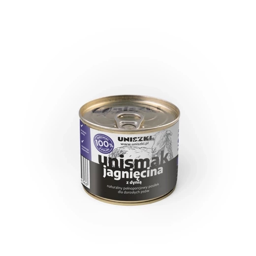 Uniszki Unismak jagnięcina z dynią 210g