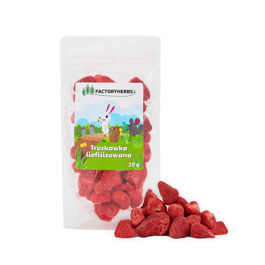 FactoryHerbs Liofilizowana Truskawka 20g