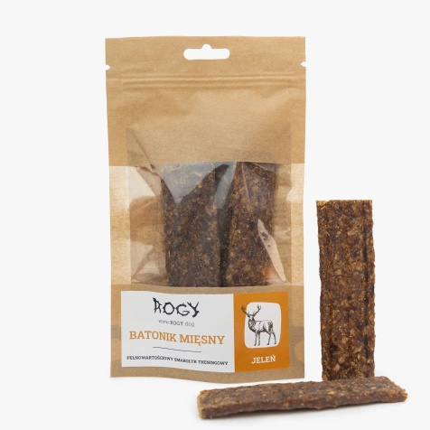 Rogy Batonik mięsny z jeleniem - 80g