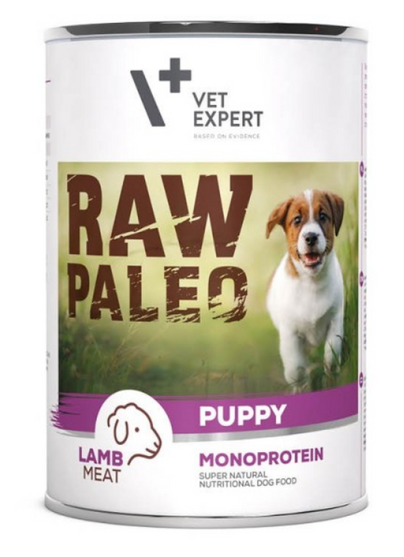 VetExpert Raw Paleo Puppy Jagnięcina 400g