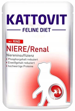 Kattovit Niere/Renal Wołowina 85g