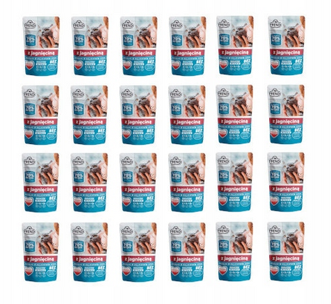 ZESTAW Frendi Jagnięcina w sosie 24x100g- saszetka dla kota