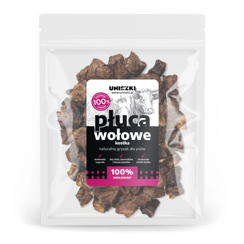 Uniszki Płuca wołowe kostka 150g
