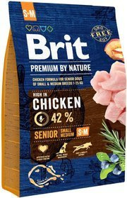 Brit By Nature Senior S+M 3kg