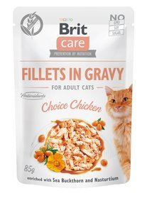 Brit Care Cat Fillets in Gravy Chicken saszetka 85g