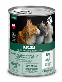 Pet Republic Kaczka, krojone kawałki w delikatnym sosie, 400g.