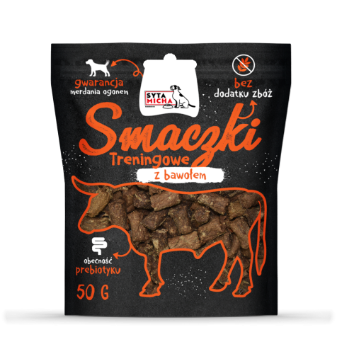 Syta Micha Smaczki treningowe z Bawołem 50g