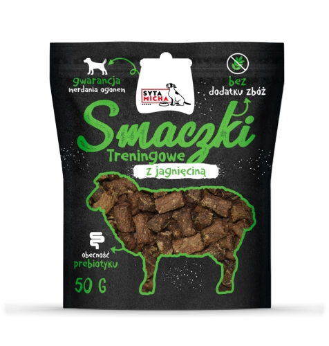 Syta Micha Smaczki treningowe z Jagnięciną 50g