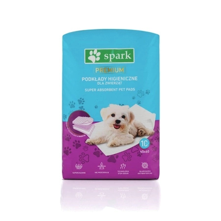 Podkłady dla szczeniąt Spark 10szt. 45x60