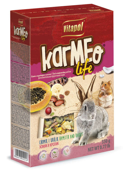 Vitapol Karmeo Life Owocowa – mieszanka owocowa dla chomika i królika 350g