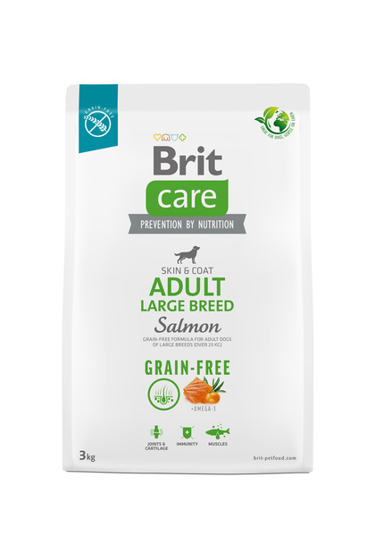 Brit Care Grain-Free Adult Large Breed, łosoś 3kg