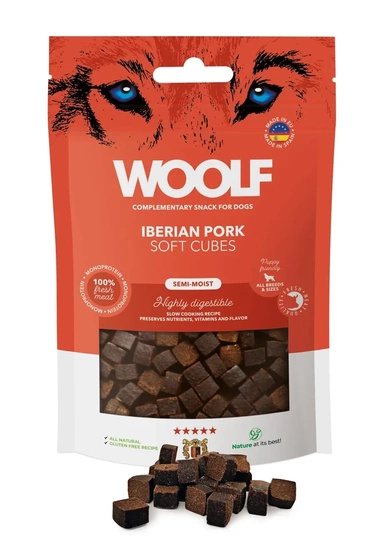 Woolf Soft Cubes - Monoprotein Iberian Pork 100g