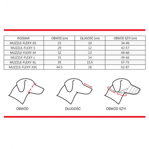 Pet Nova Kaganiec Muzzle Flexy XS