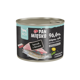 Pan Mięsko Kurczak z dorszem 200g puszka dla kota