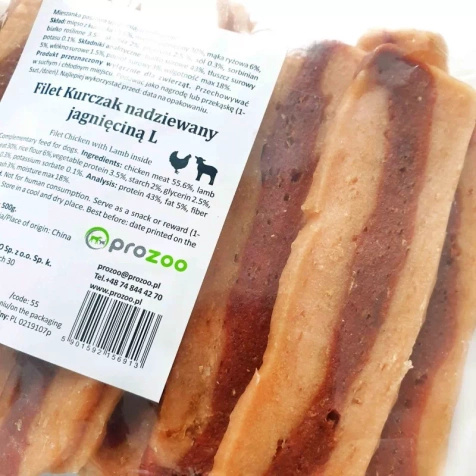 Prozoo Filet z kurczaka nadziewany jagnięciną – 500 g