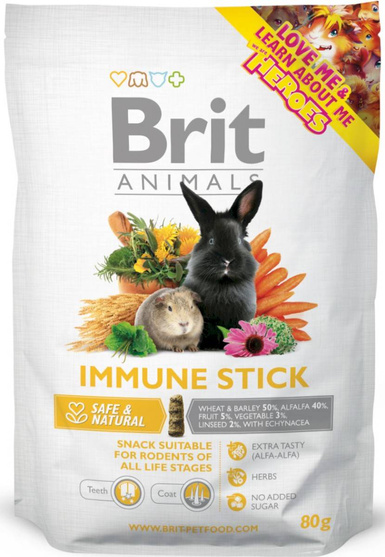 Brit Animals Immune Stick - dla wzmocnienia odporności- 80g