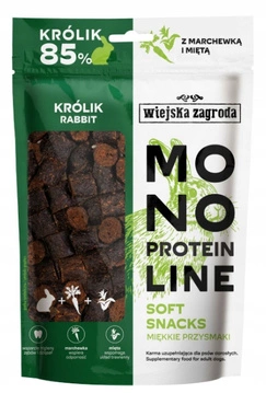 Wiejska Zagroda Monoproteinowe miękkie przysmaki Królik 115 g