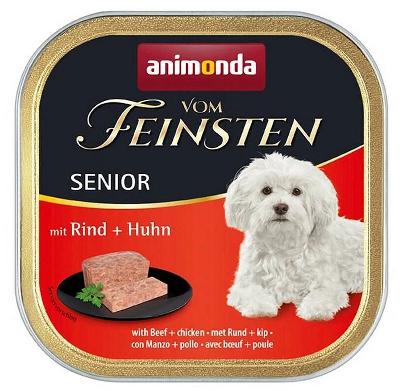 Animonda Vom Feinsten Dog Senior Wołowina+Kura 150g