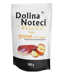 ZESTAW 10x500gDolina Noteci Pure Gęś z jabłkiem saszetka