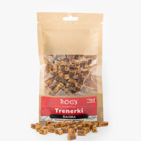Rogy Monobiałkowe kosteczki Trenerki z kaczki - 70g
