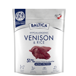 Baltica Venision&Rice M - średnie rasy 1kg