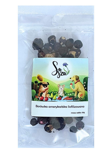 Suszu Pies Liofilizowana Borówka Amerykańska 10g