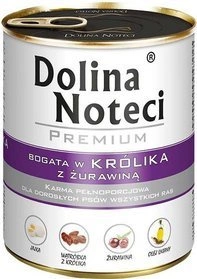 Dolina Noteci Królik Żurawina 800g