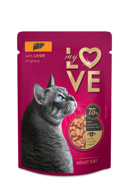 My Love – karma mokra dla kota wątróbka w sosie (85 g)