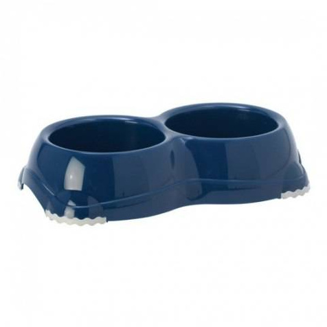 Yarro Smarty miska podwójna dla psa 2x0,33L granat