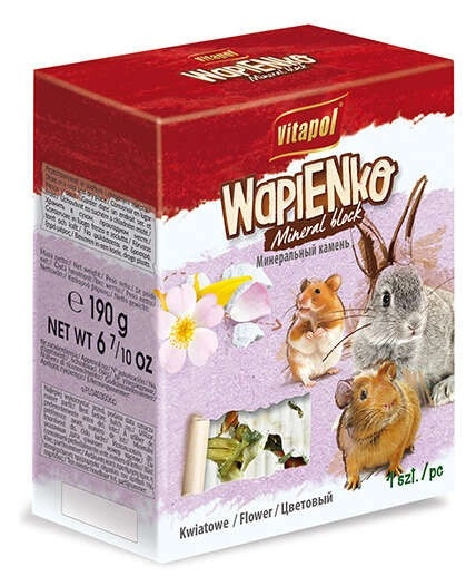Vitapol Kostka wapienna dla gryzoni XL – kwiatowa 190g