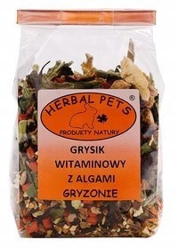 Herbal Pets Grysik witaminowy z algami 100g