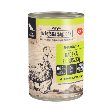 Wiejska Zagroda Kaczka+Gruszka 400g puszka