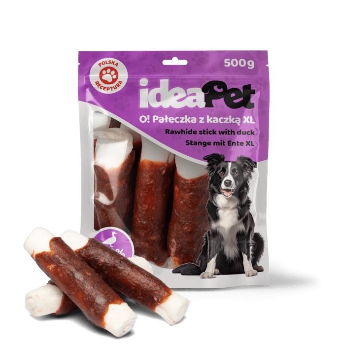 IDEAPET 500g PAŁECZKA Z KACZKĄ XL       